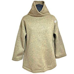STIO Womens  Knit Shell Fleece Lined Shawl Neck‎ Pullover
